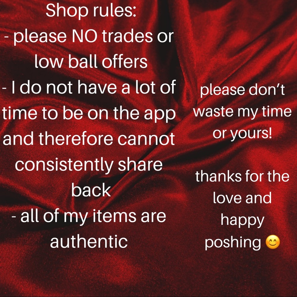 SHOP RULES